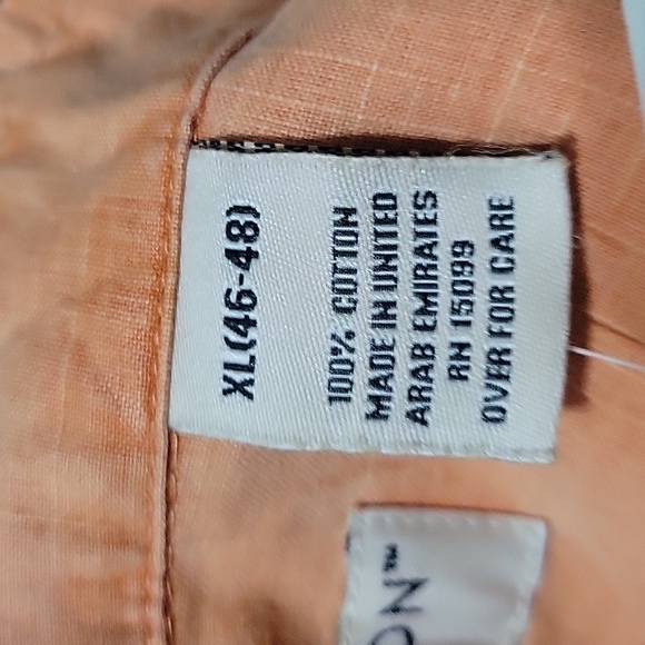 Covington Button Up Shirt Short Sleeve Pockets Casual Work XL NEW comfort beach - Picture 8 of 8